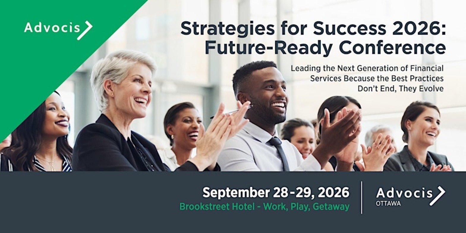 Advocis Ottawa Brings Strategies for Success to Brookstreet on September 28