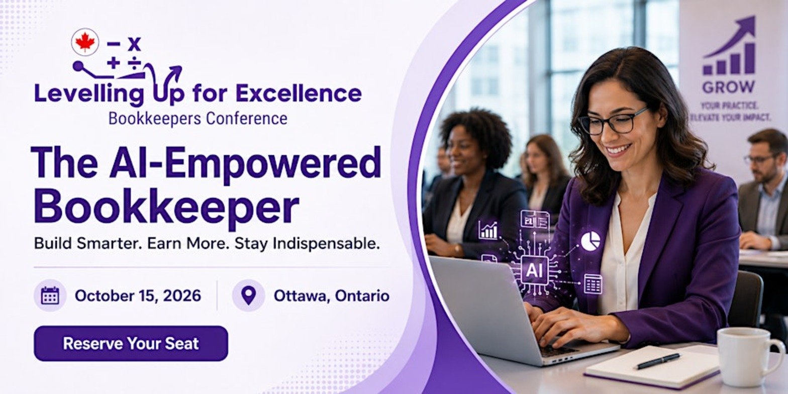 Bookkeepers Conference Comes to Ottawa’s RA Centre on October 15