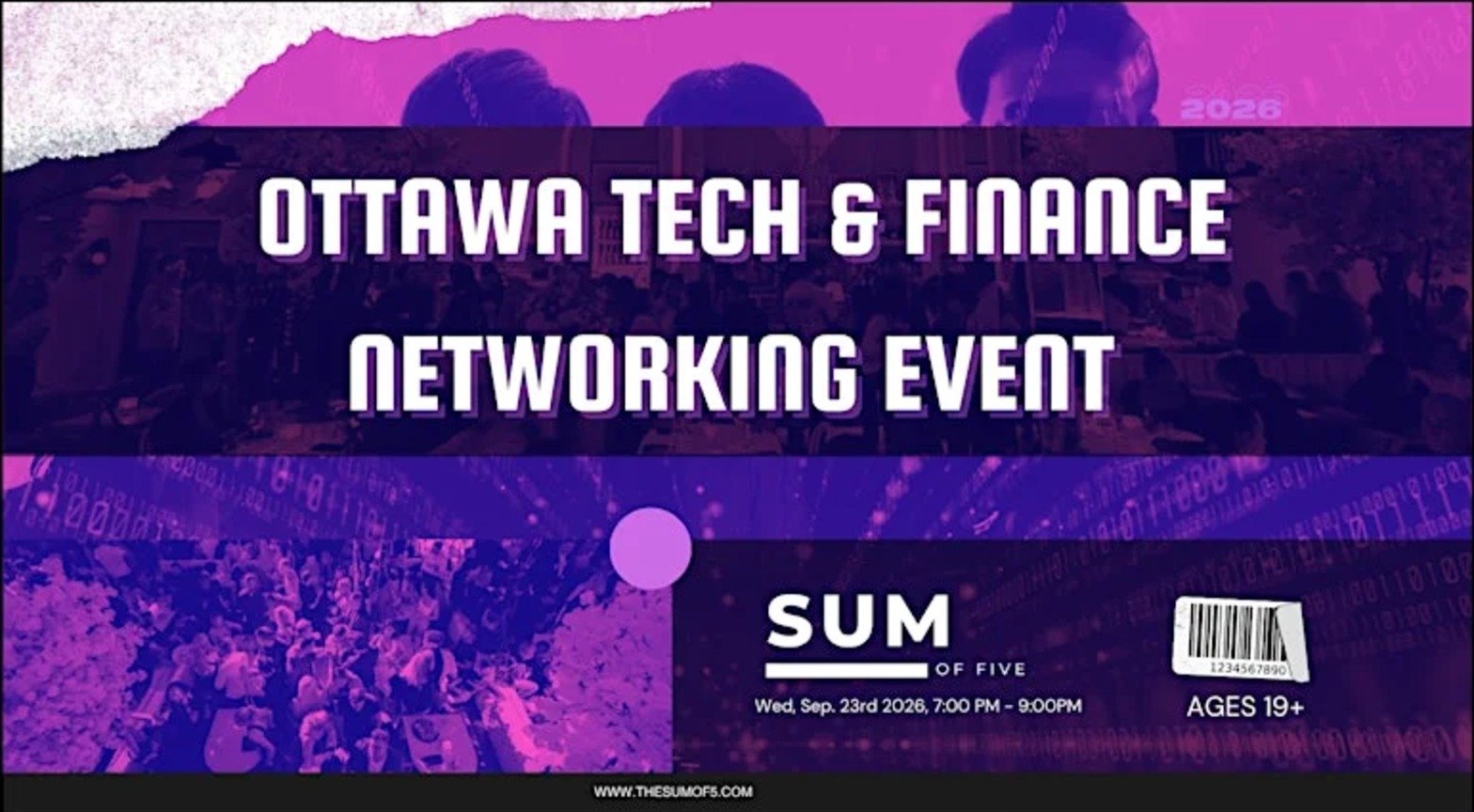 Ottawa Tech & Finance Networking Event Returns to NUVO Lounge on September 23