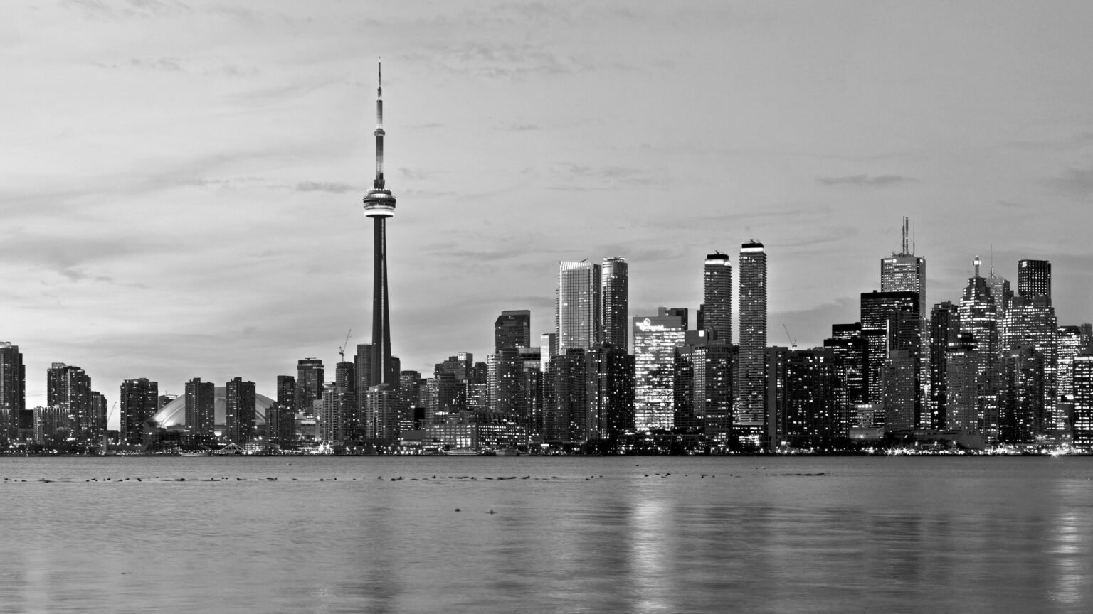 Toronto skyline from the islands
