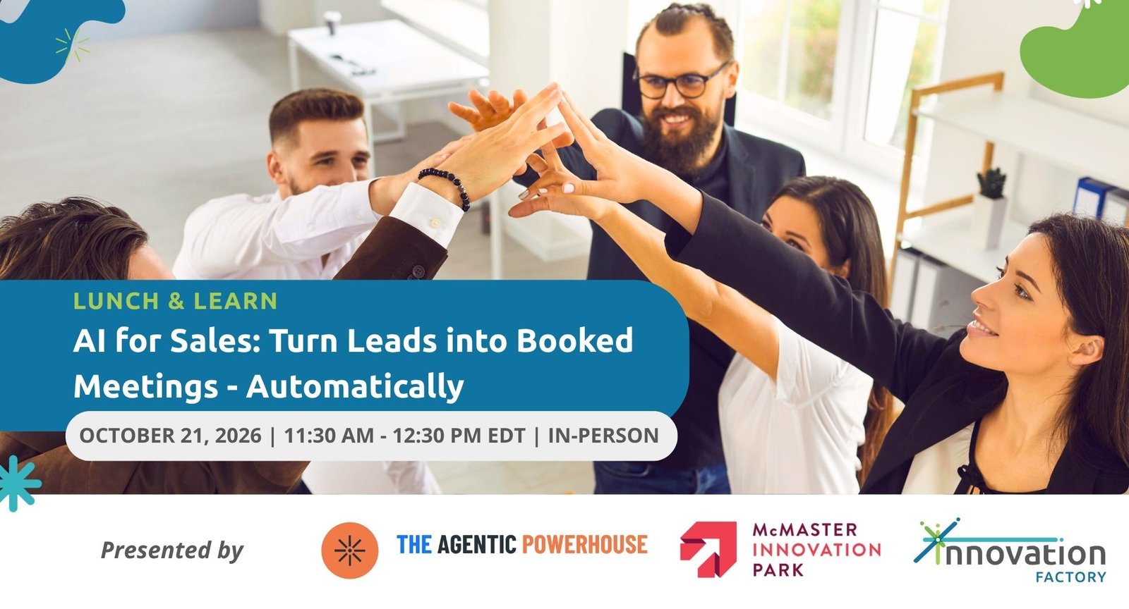 AI for Sales: Turn Leads into Booked Meetings, Automatically (Lunch & Learn)